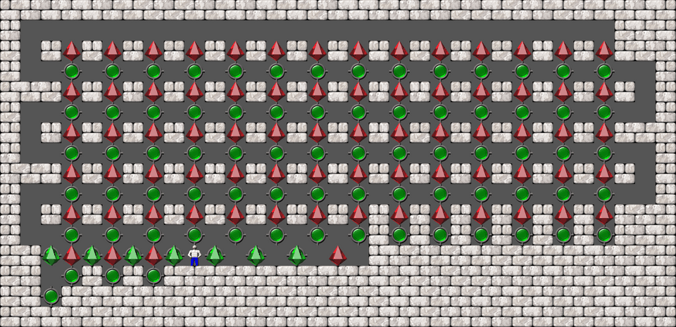 Сокобан Bugs509 collection уровень 192